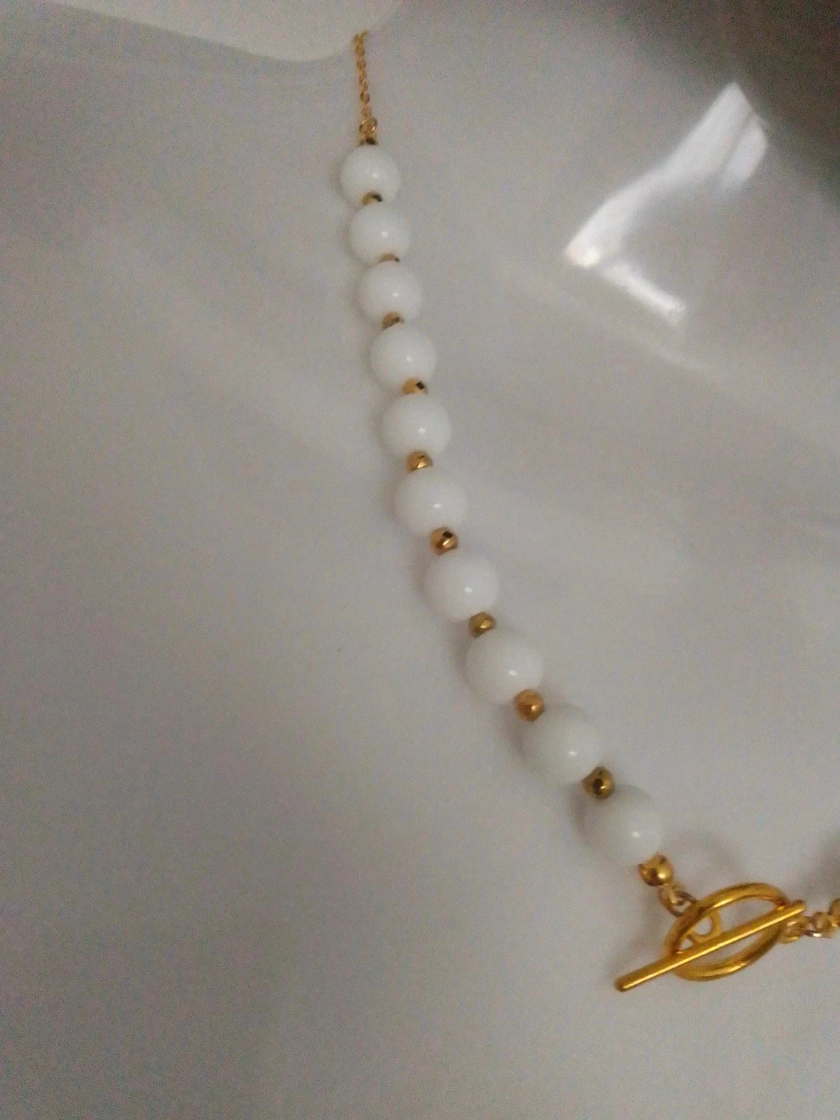 Colar de pedras brancas – photo 2